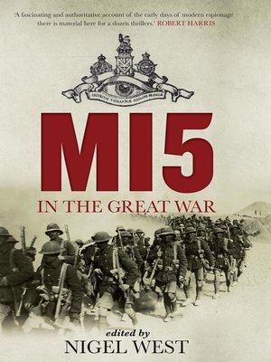 cover image of MI5 in the Great War